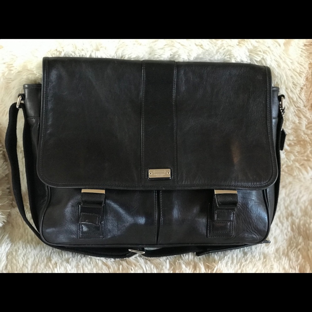 Authentic Coach Bla Leather metropolitan messenger - Picture 2 of 8